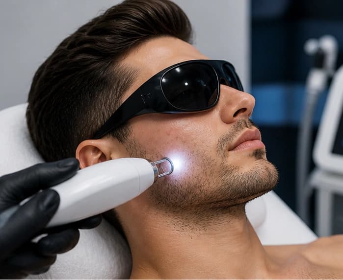 Q Switch Laser Facial for Men 2