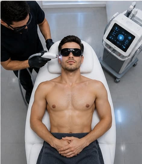 Q Switch Laser Facial for Men 4