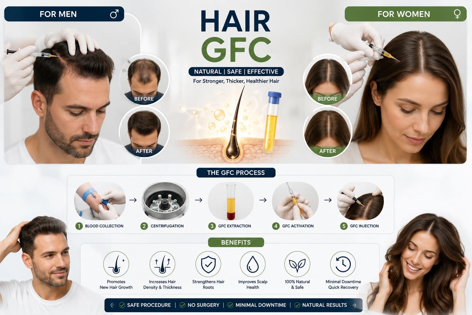 Hair GFC for men and women
